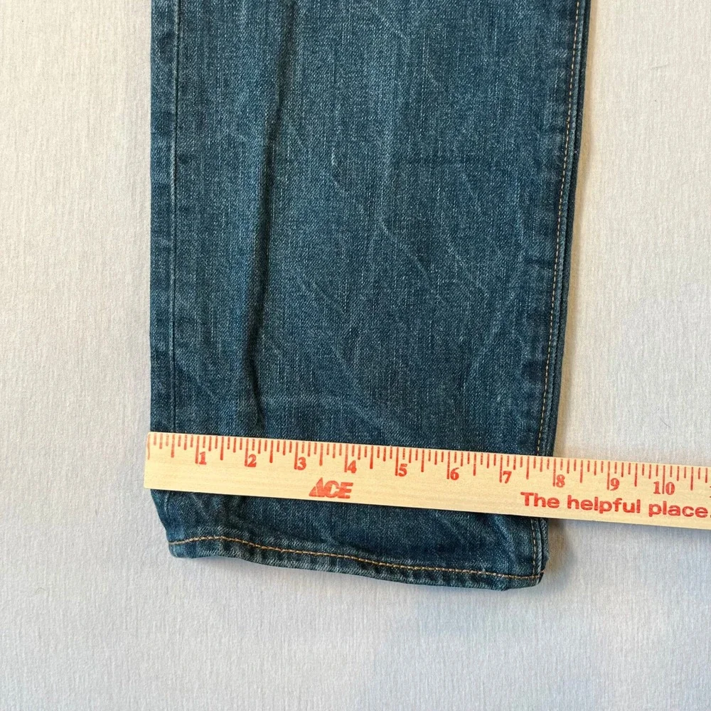 Levis 501 Original Fit Jeans Mens 36x32 (Fit 34x28) Med Wash Button Fly Straight